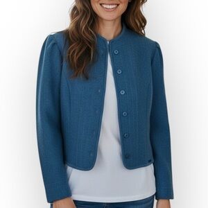 Eisbar Blue Women's Wool Blazer (232)